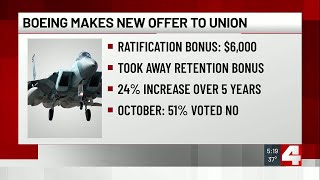 Boeing leadership sends message to striking employees offering $6,000 ratification bonus