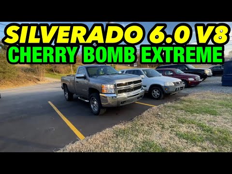 2008 Chevy Silverado 2500 6.0L V8 DUAL EXHAUST w/ CHERRY BOMB EXTREME!