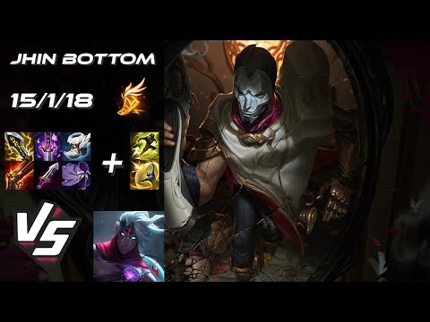 BOTTOM Jhin vs Varus - EU Grandmaster Patch 25.S1.7
