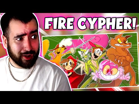 REACTION - FAIRYTALE RAP CYPHER - Freshy Kanal ft. Dan Bull, EpicLloyd, Keyblade, The Stupendium