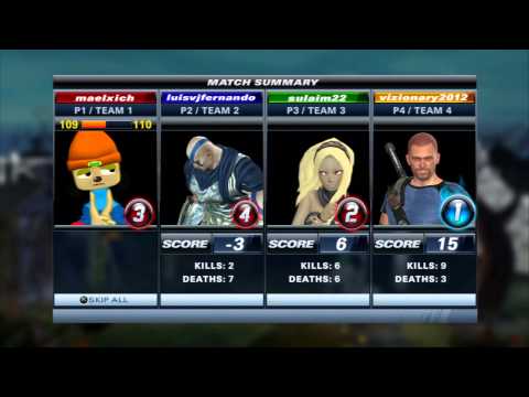 Playstation All-Stars Battle Royale Ranked Match 54