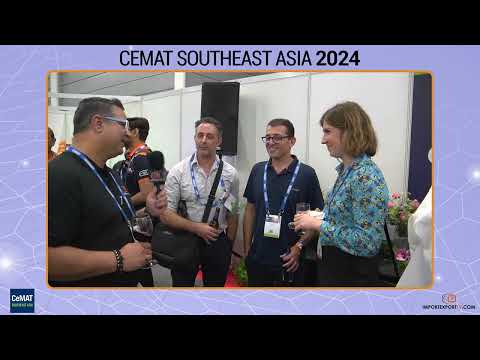 Sam Habib, Saar Davidi and Tamara Goetz at CeMAT South East Asia 2024