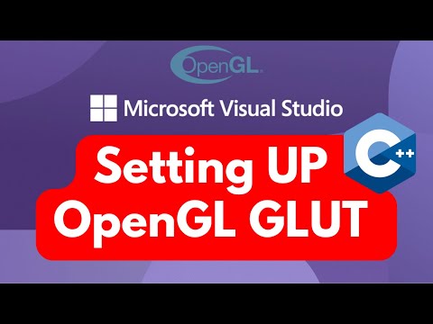 Setting up OpenGL GLUT in Microsoft Visual Studio 2022 | OpenGL GLUT Setup