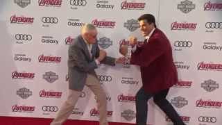 Marvel's Avengers: Age of Ultron: Stan Lee & Lou Lou Ferrigno Premiere Fun | ScreenSlam video