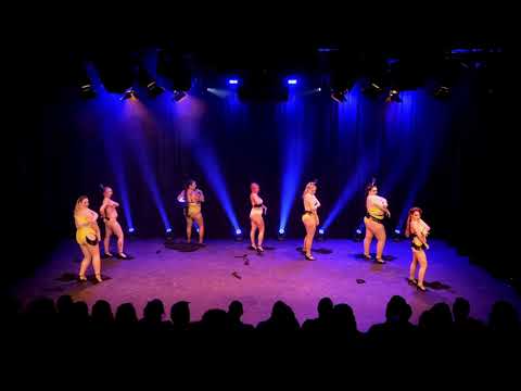 Beginner Bump Grind Shimmy students perform Tequila - The Bombshell Burlesque Academy