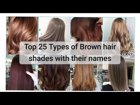 25+ Types Of Brown Hair Dye Shades With Their Names...