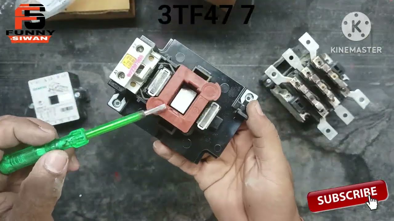 SIEMENS 3TF47 7 Power contactor explanation #electrical #siemens #contactor