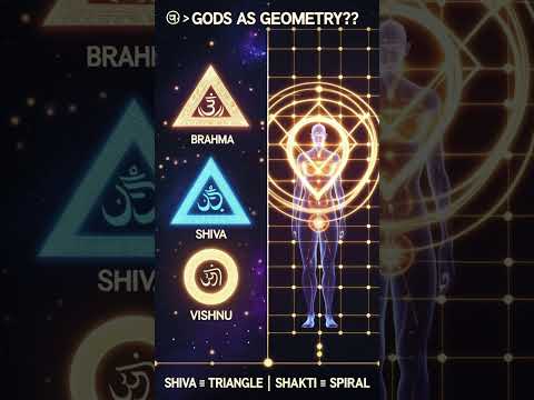 Brahma = Square, Shiva = Triangle, Vishnu = Circle | Hidden Geometry of the Gods
