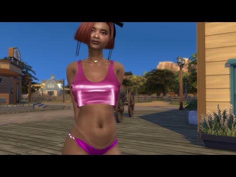 sims custom character download black girls female Barbara Requena by Bonita100 Game Video Preview