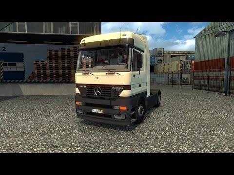 ETS2 - Mercedes Actros MP1 - Logitech G27 (Euro Truck Simulator 2)