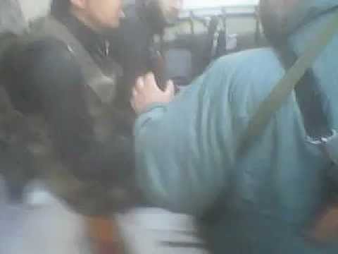 انتشار عناصر كتيبة مجاهدي الشهباء في أحد أحياء مدينة حلب