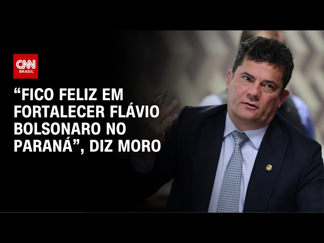 MORO diz FORTALECER Flávio Bolsonaro no Paraná e projeta cenário eleitoral após filiação ao PL