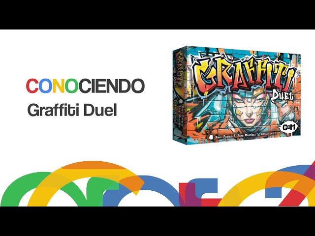 Vídeo relacionado con GDM - Graffiti Duel - Juego de Mesa - Medium Strategy Game - Exclusivo 2 Jugadores - A Partir de 10 años. 20 min.