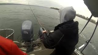 preview picture of video 'Bay of Quinte Fall Walleye Fishing'