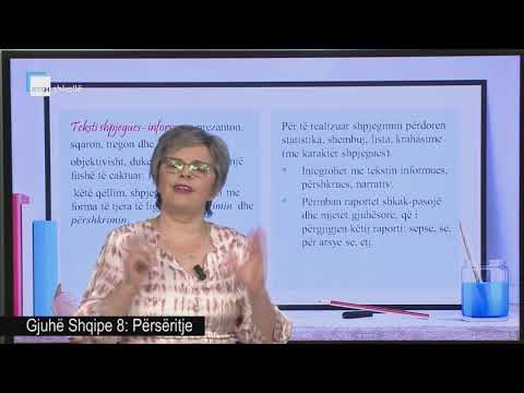 Gjuhë Shqipe 8 - Përsëritje