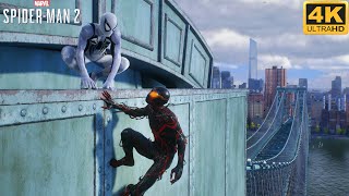Symbiote Spider-Men vs Kraven's Men - Marvel's Spider-Man 2 (4K 60FPS)