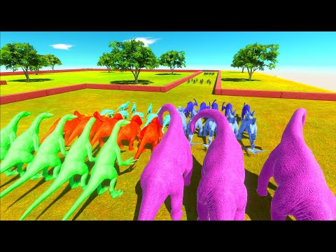COLORED HERBIVORE CHAMPIONSHIP - Animal Revolt Battle Simulator