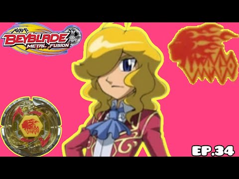 BRILHE, VIRGO! O BEYBLADE METAL FUSION EPISÓDIO.34 UM BLADER NOVO  EU EU ASSISTI OPINIÃO ANALIZANDO