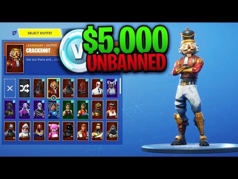 *RARE* $5000 UNBANNED Fortnite Locker Showcase! 100+ Skins + Season 1!