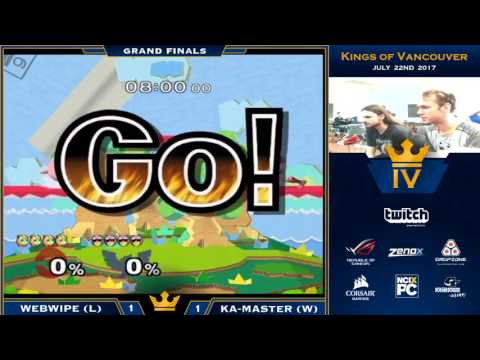 Webwipe (Jigglypuff) vs. Ka-Master (Captain Falcon) at Kings of Vancouver IV