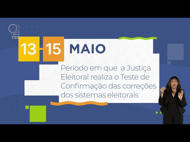 Calendário Eleitoral - 13-15 de maio