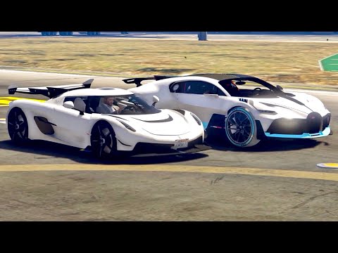 Koenigsegg Jesko vs Bugatti Divo - Drag Race