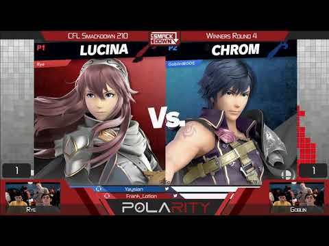 CFL Smackdown Ultimate 210 - Rye (Lucina) vs Goblin (Roy, Chrom) - Winners R4
