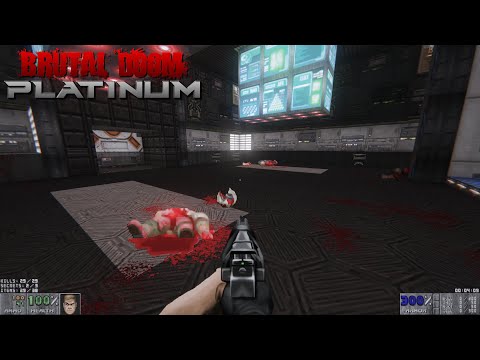 Brutal Doom Platinum 1.1 (Realism + Doom 3 textures) - E1M1  | 4K/60