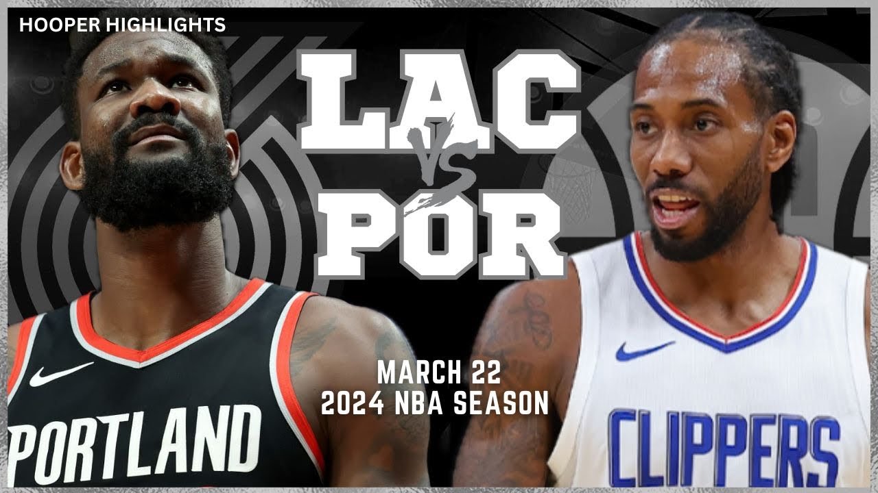 23.03.2024 | Portland Trail-Blazers 117-125 Los Angeles Clippers