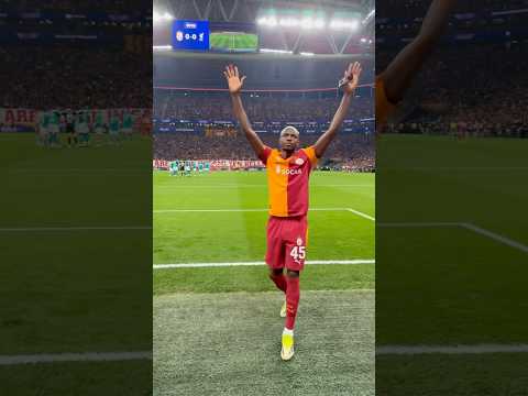 Victor Osimhen is thankful to  Galatasaray fans for the support ❤️💛