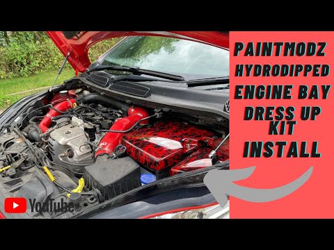 Paintmodz Hydrodipped Engine Bay Dress Up Kit | Fiesta Mk 7.5 | 1.0 ecoboost