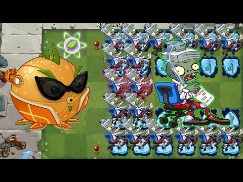 Every Plant Max Level With 1 Power Up Vs 99 ZCorp Chair Racer - Who Will Win?