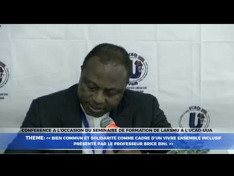 SEMINAIRE DE FORMATION DE LARSMU A L'UCAO-UUA
