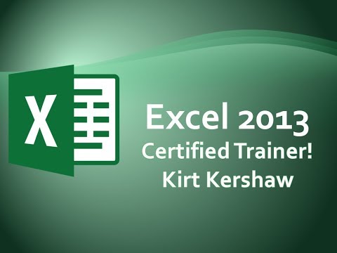 Excel 2013 Essential and Basic Training Video