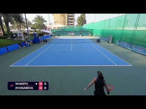 Tara Wuerth vs Vera Zvonareva | W100 Dubai 2025 | 1st Round