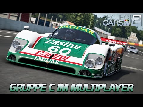 Gruppe C im Multiplayer | Project Cars 2 [HD] [GER] Jaguar XJR-9 @ Spa