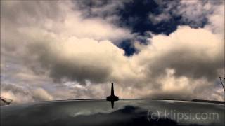 preview picture of video 'Tempête de Bise Noire , vent fort - windy clouds above Lake Geneva - April 20, 2013'