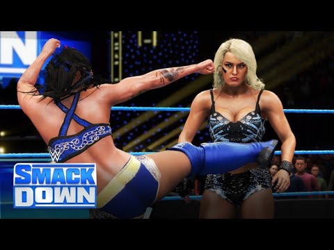 WWE 2K20 SMACKDOWN XIA LI VS TONI STORM - SD WOMEN`S TITTLE ELIMINATION CHAMBER QUALIFYING MATCH