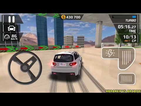Smash Car Hit White Suv Driving Stunt Ramp Simulator - Android GamePlay 3D