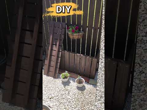 ガーデン-バルコニー-垂直-家具-パレット-リサイクル-木材