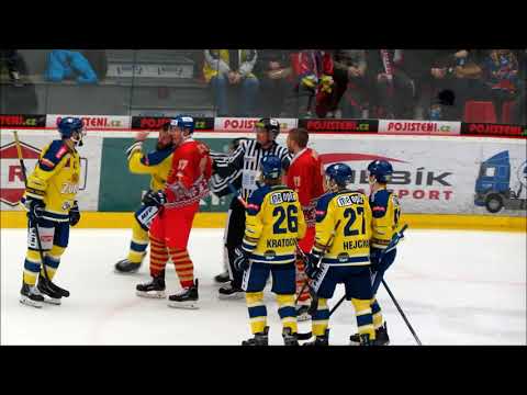 Niklas Pavel vs. Jiří Krisl (Motor ČB - Přerov 9:3, 2019-20)