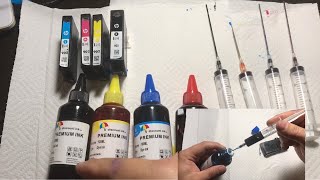 How To Guide Of Refilling Your Ink Cartridges For Your Printer / Step By Step DIY