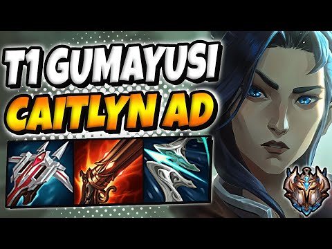 T1 Gumayusi Caitlyn vs Samira [ ADC ] Korea Challenger Patch 12.3 ✅