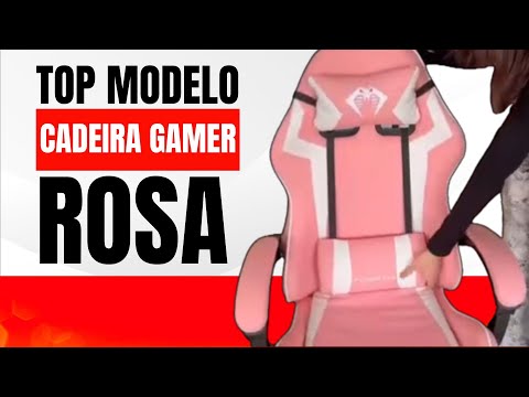 Cadeira Gamer Rosa | Cadeira Gamer Rosa Barata em Promoção | Cadeira Gamer Rosa Ergonômica