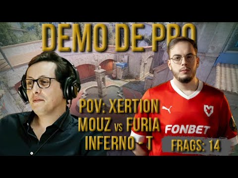 [PT] CS 2 -  zorlaK Analisa: PoV XERTION - MOUZ vs FURIA - INFERNO (T-SIDE) [Demo de Pro]
