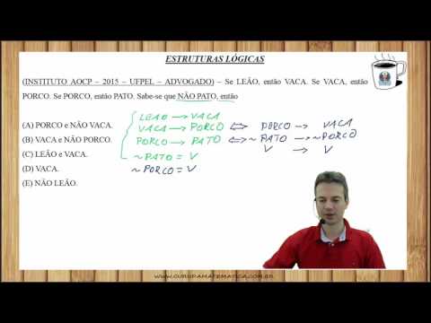 E0169 - INSTITUTO AOCP - 2015 - UFPEL - ESTRUTURAS LÓGICAS (www.gurudamatematica.com.br)