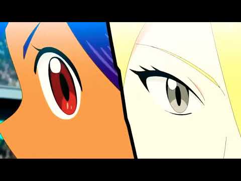 Iris VS Cynthia full battle scene AMV Pokemon journeys episode 117