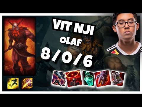 Olaf vs Rengar VIT Nji JUNGLE (8/0/6) - v11.2