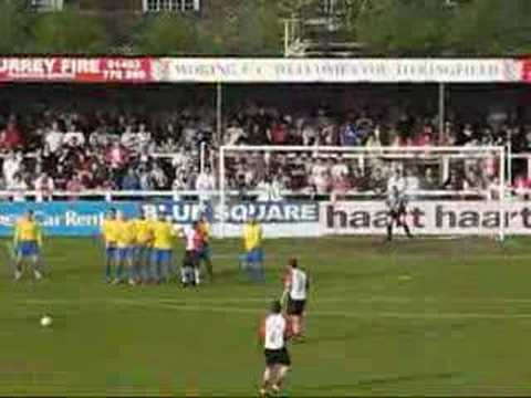 Woking 3-0 Kidderminster - Match Highlights (27/04/08)