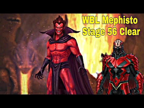 WBL Mephisto Stage 56 Clear Showcase With Black Bolt T4 - Marvel Future Fight